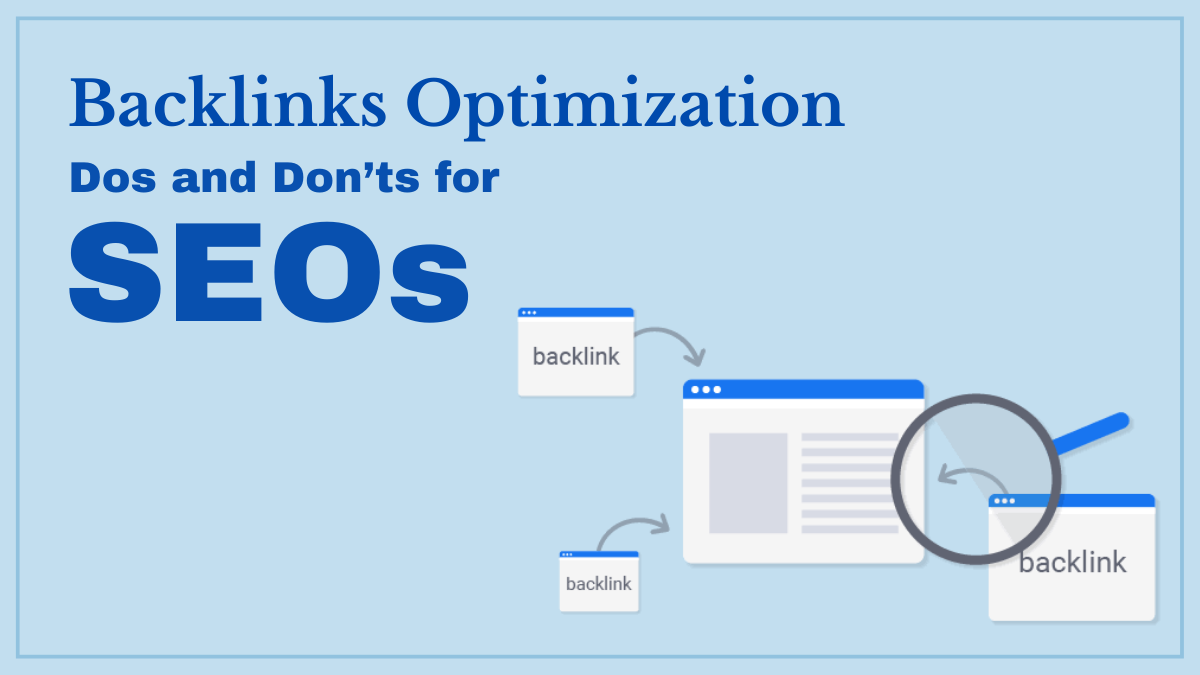How to Optimize Backlinks for SEO in 2023