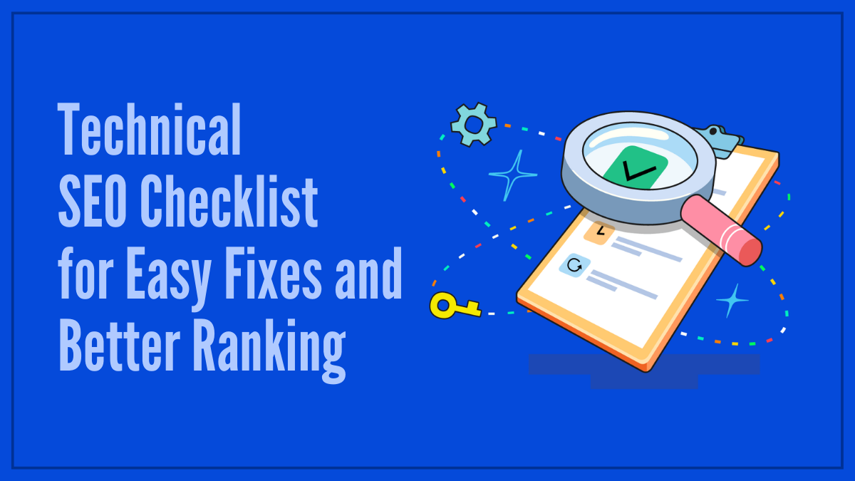 SEO Checklist for Easy Fixes and Better Ranking
