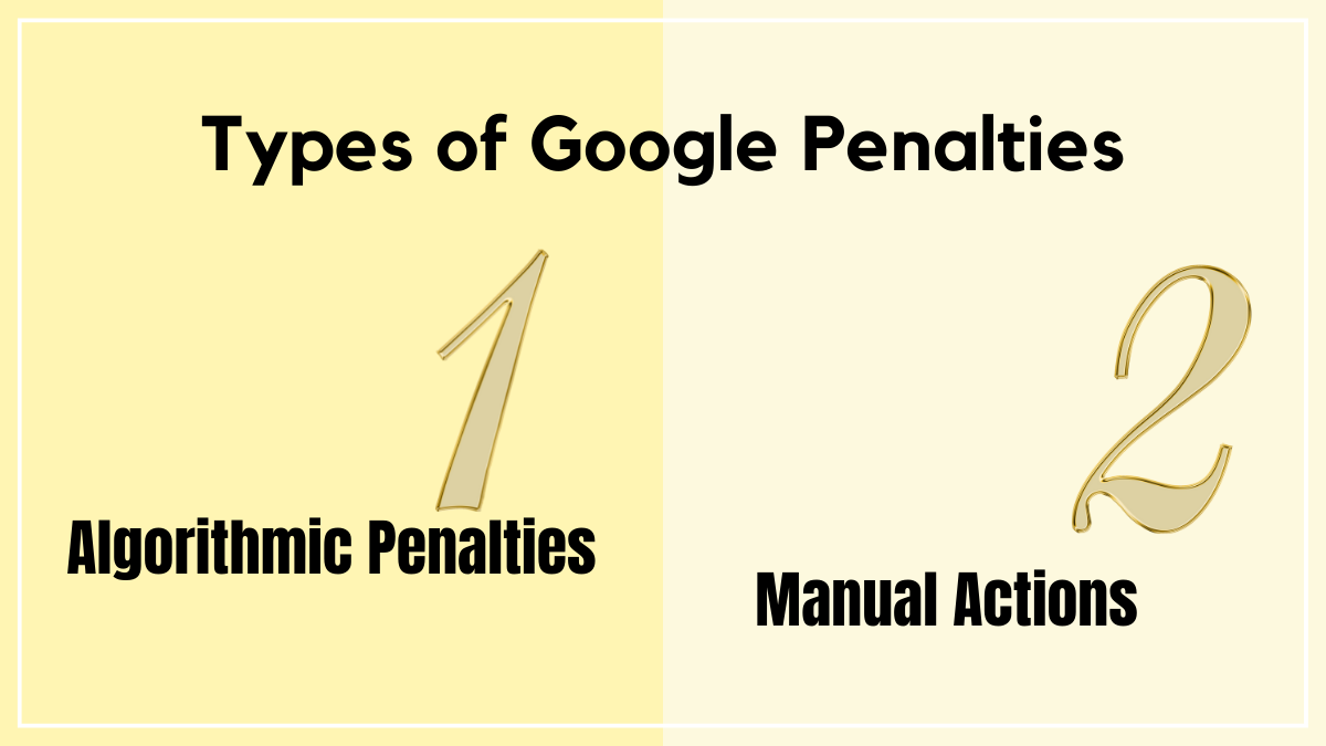 Types of Google Penalties