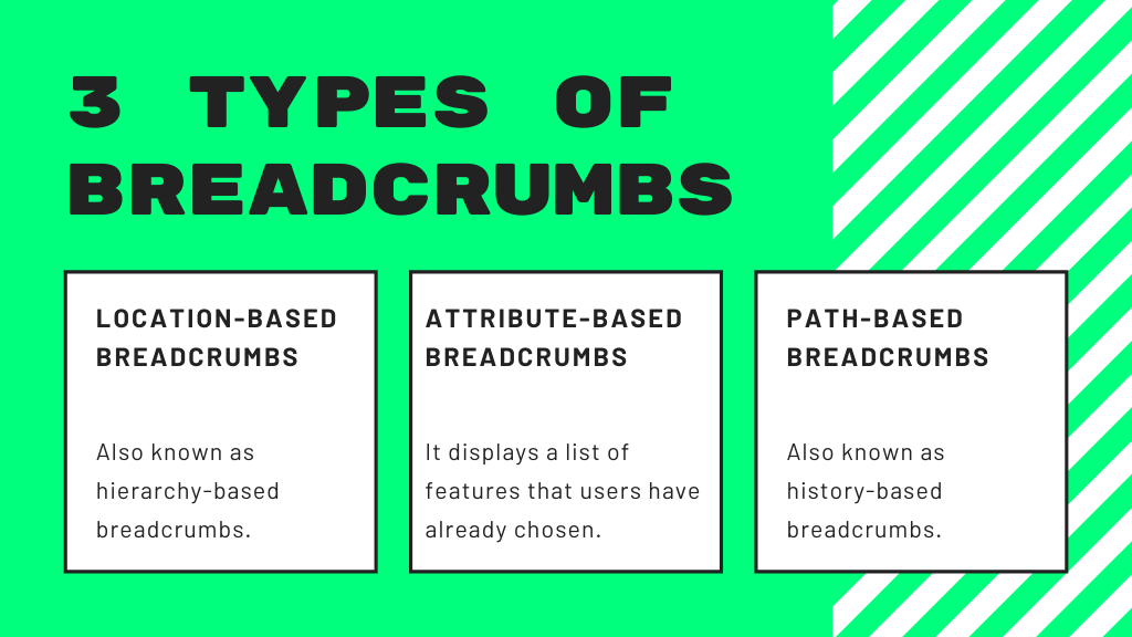 3 Types of Breadcrumbs