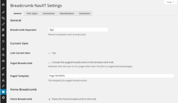 breacrumbs plugin