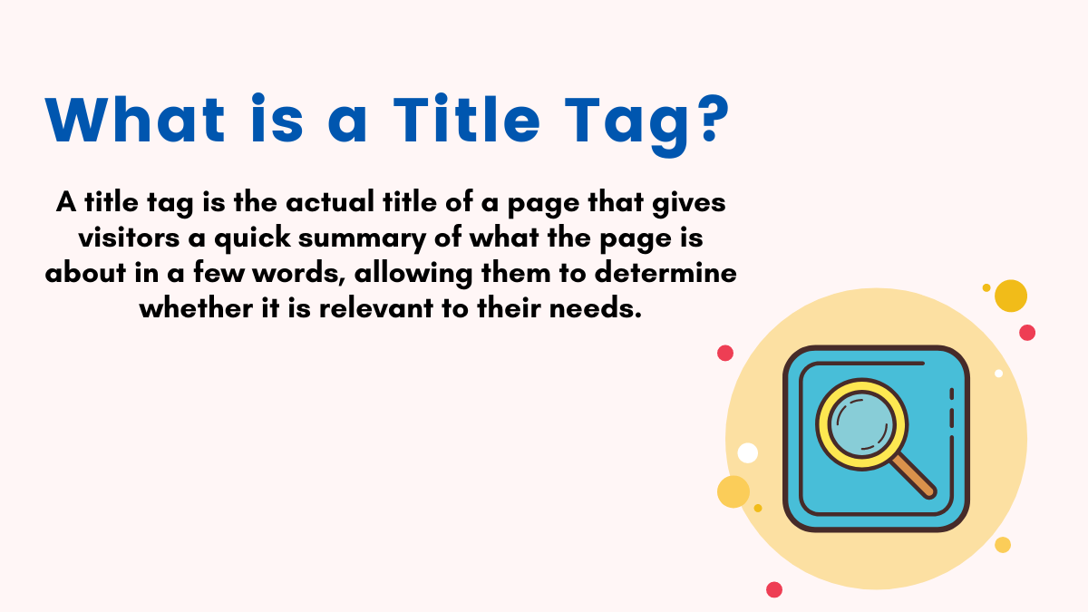 What is a Title Tag