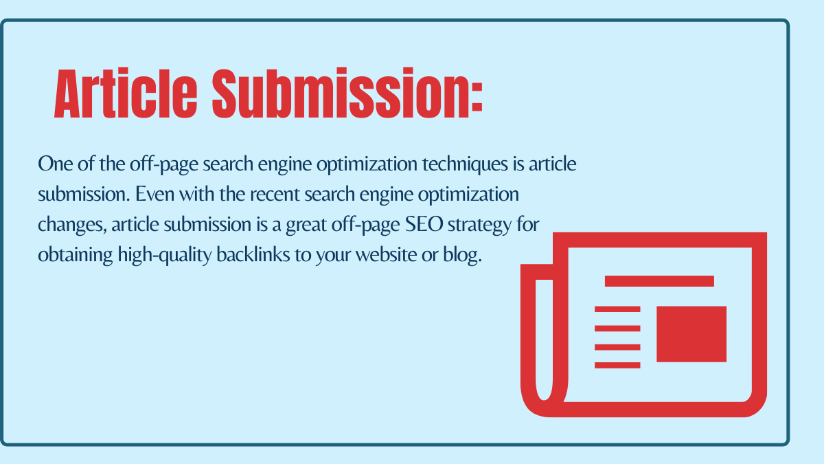 Article Submission