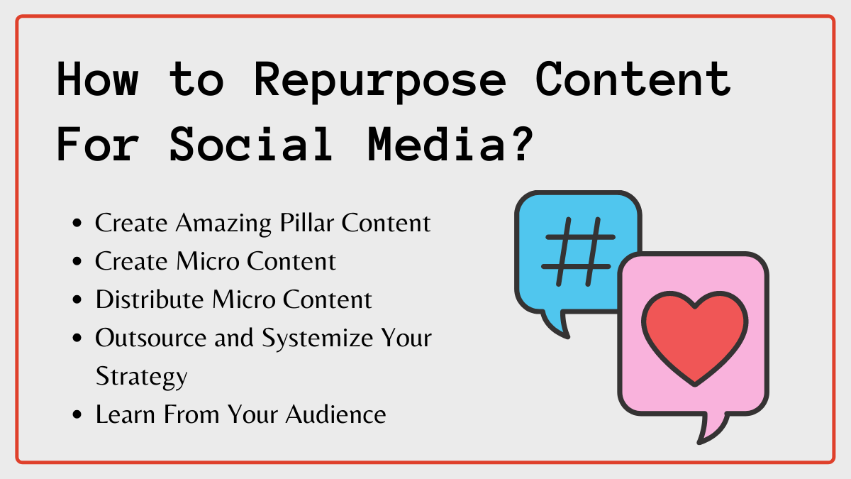 How to Repurpose Content For Social Media