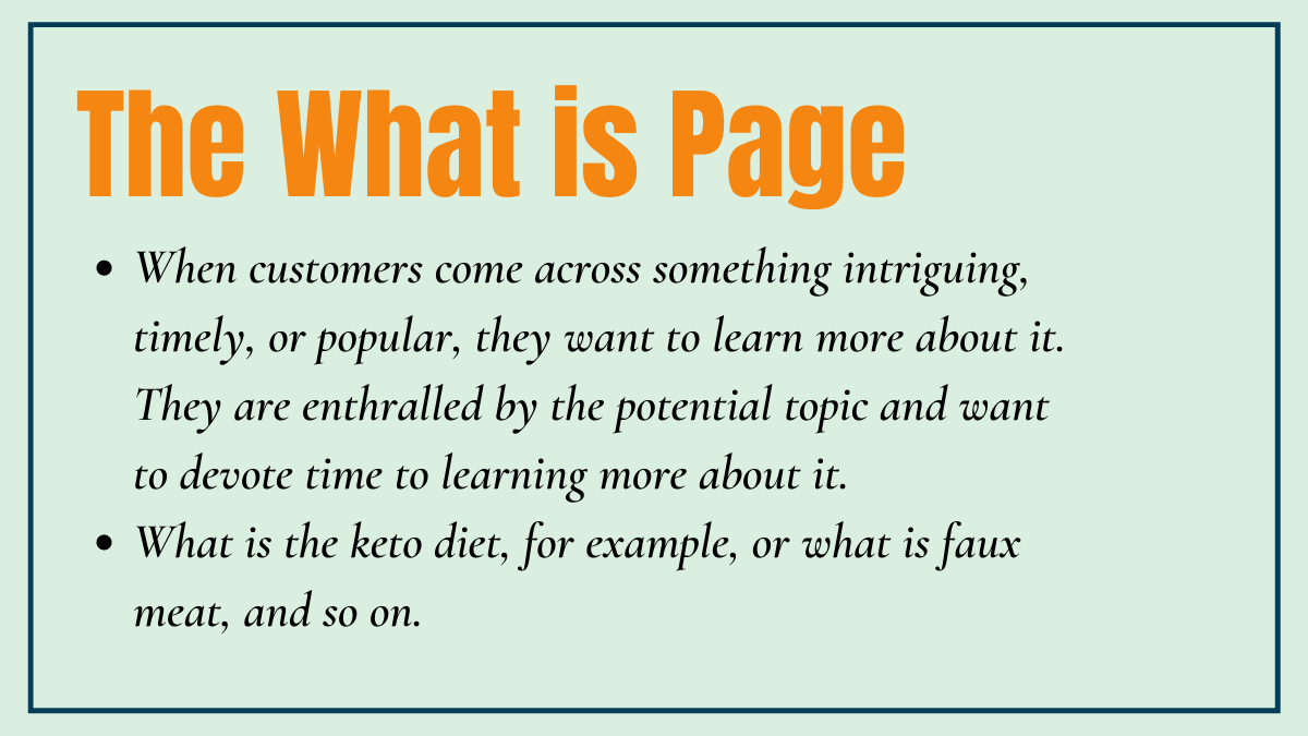 The What is Page