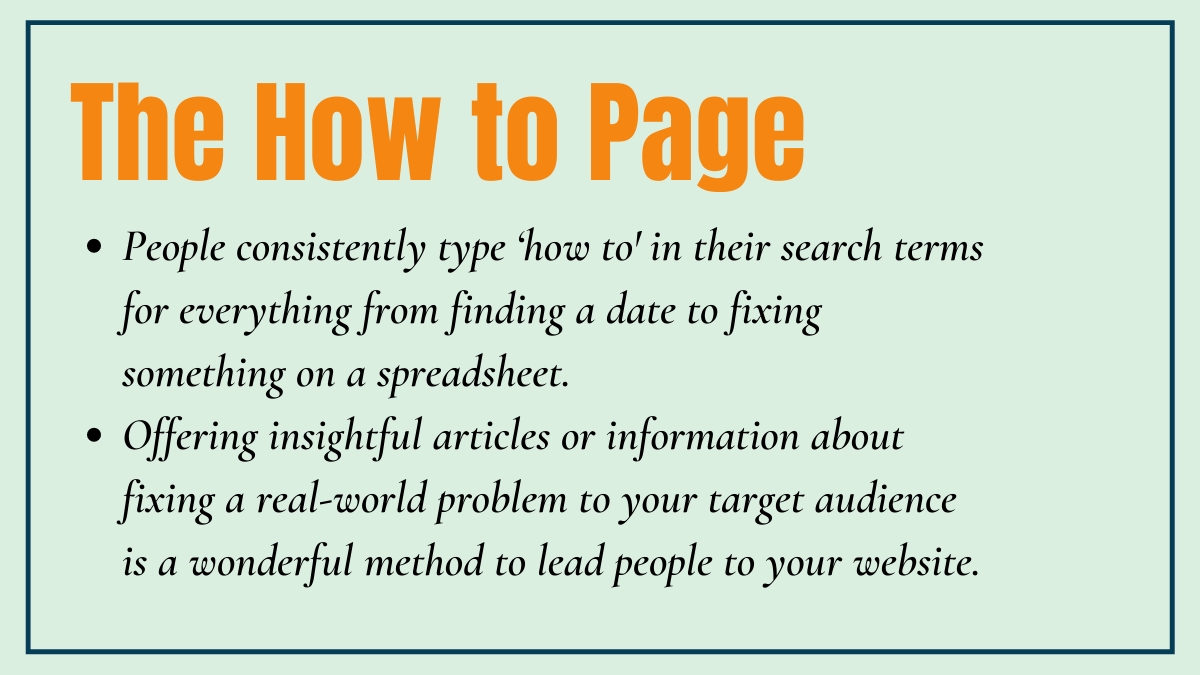 The How to Page