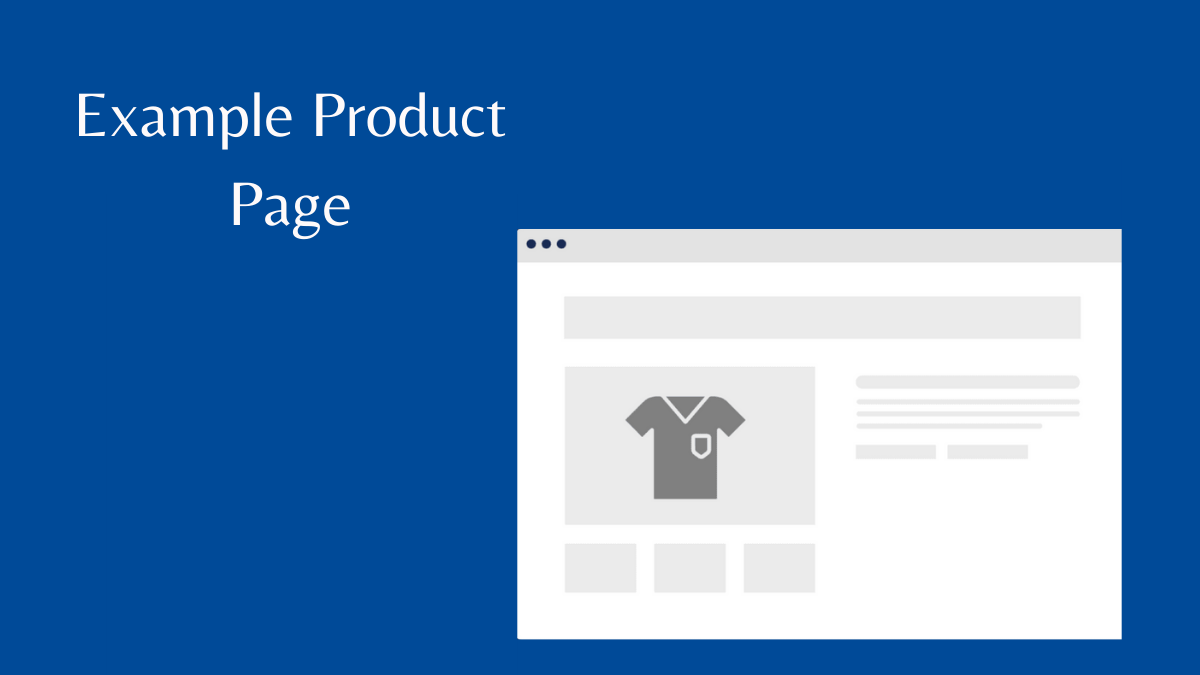 example product page