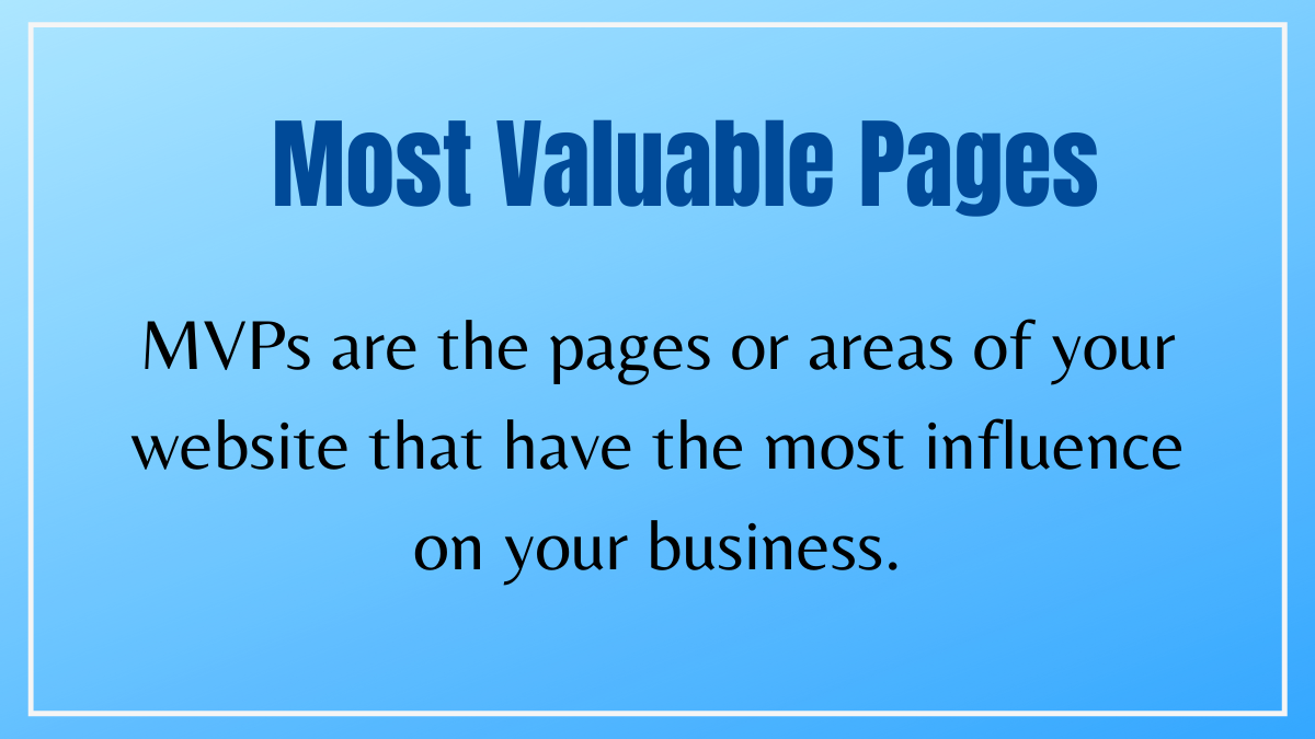Most Valuable Pages