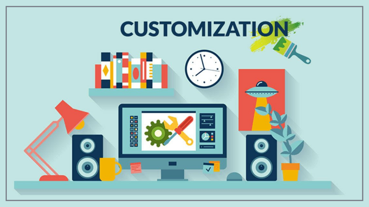 customization of website