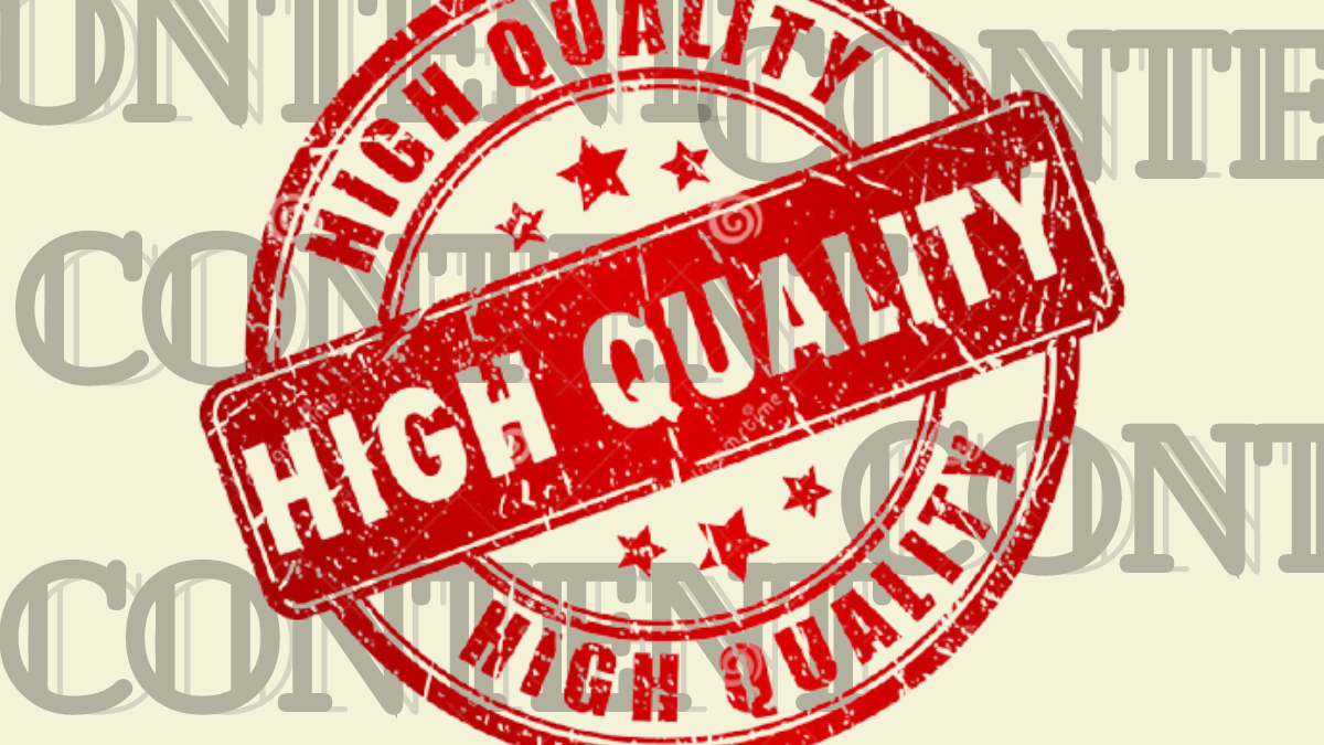 Create Quality Content