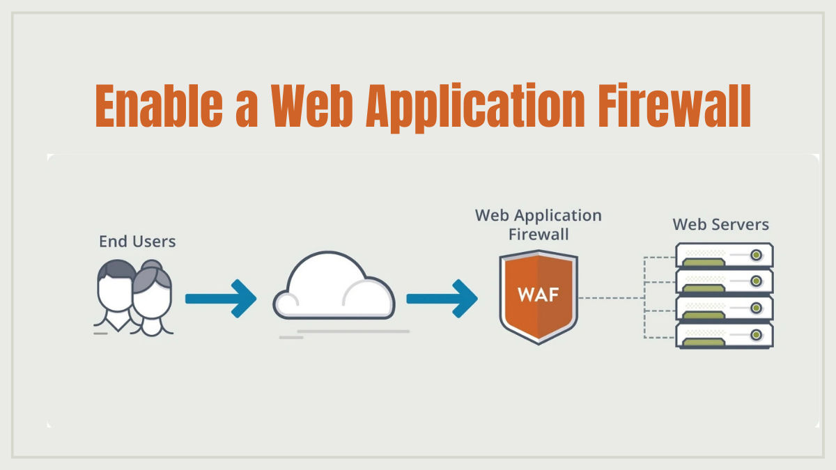 Enable a Web Application Firewall