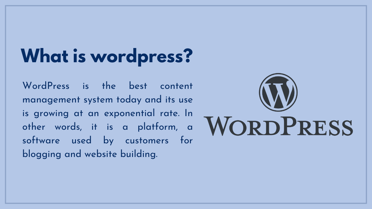 What is wordpress