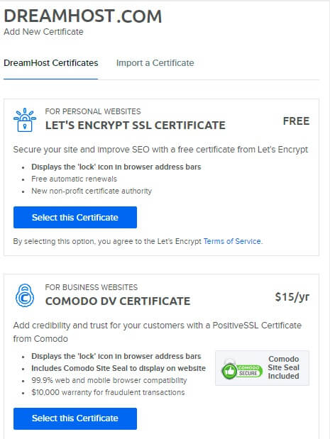 Install SSL Certificate