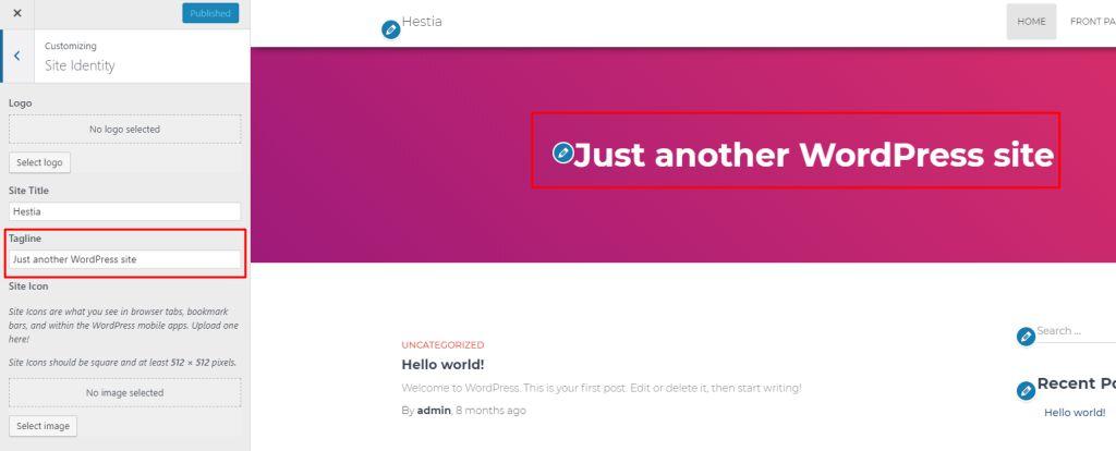 Site Identity