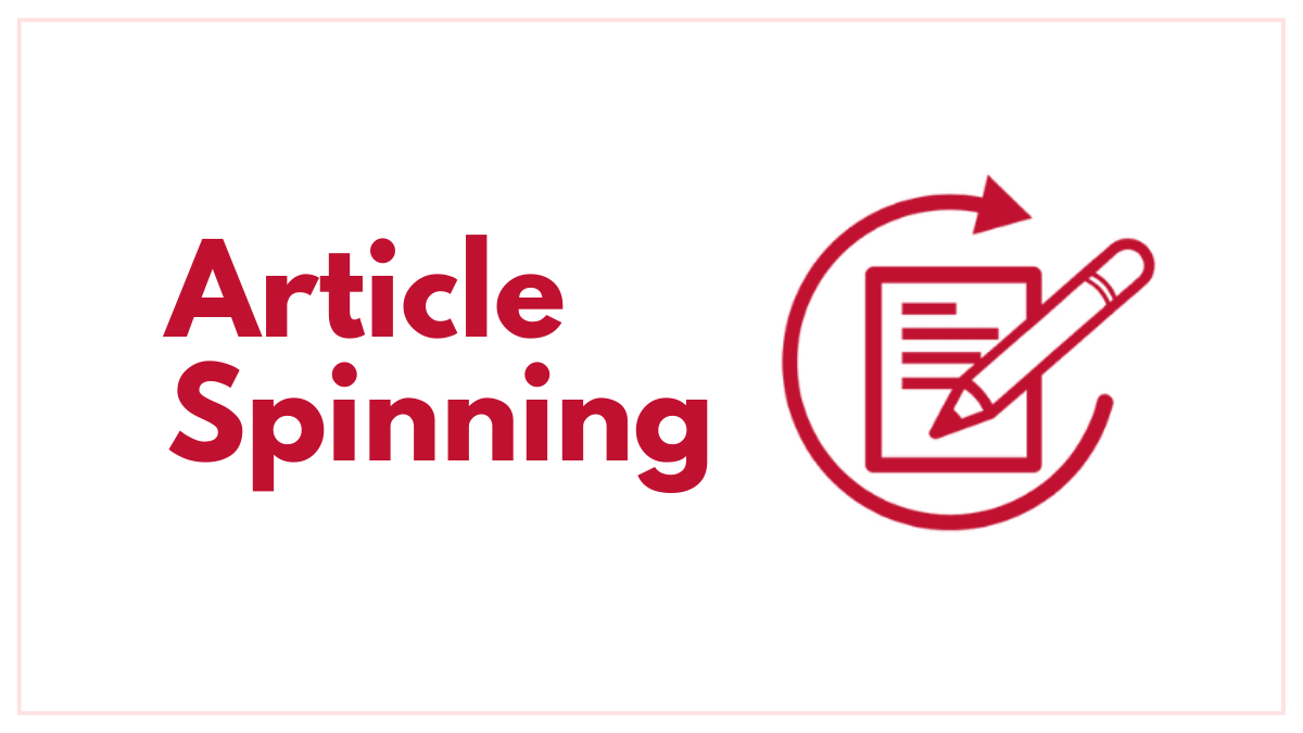 Article Spinning